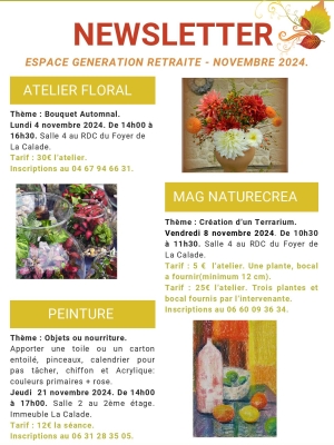 NEWSLETTER NOVEMBRE 2024